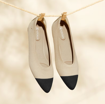Women's casual ballet flats, comfortable and stylish slip-on footwear.