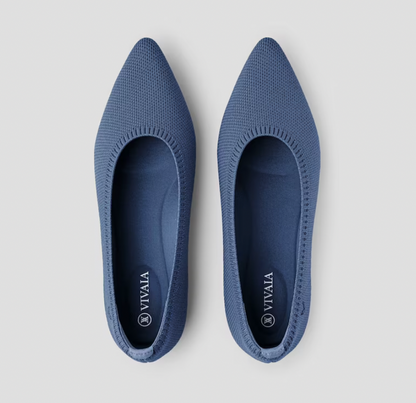 Comfortable women's ballet flats, chic slip-on design for warm summer days.