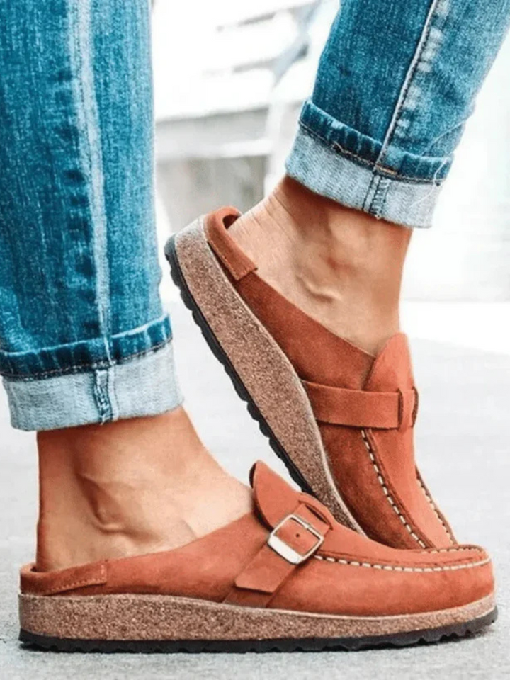 Comfortable women's slip-on loafers, excellent cushioned foot support for casual and everyday wear.