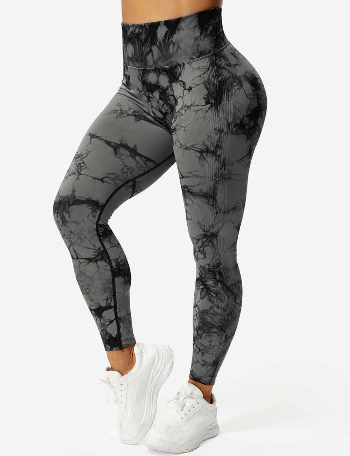 Women's comfortable tie dye leggings for everyday wear.