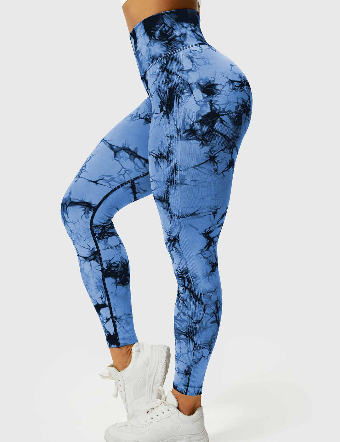 Trendy colorful tie dye leggings, women's fashion statement.