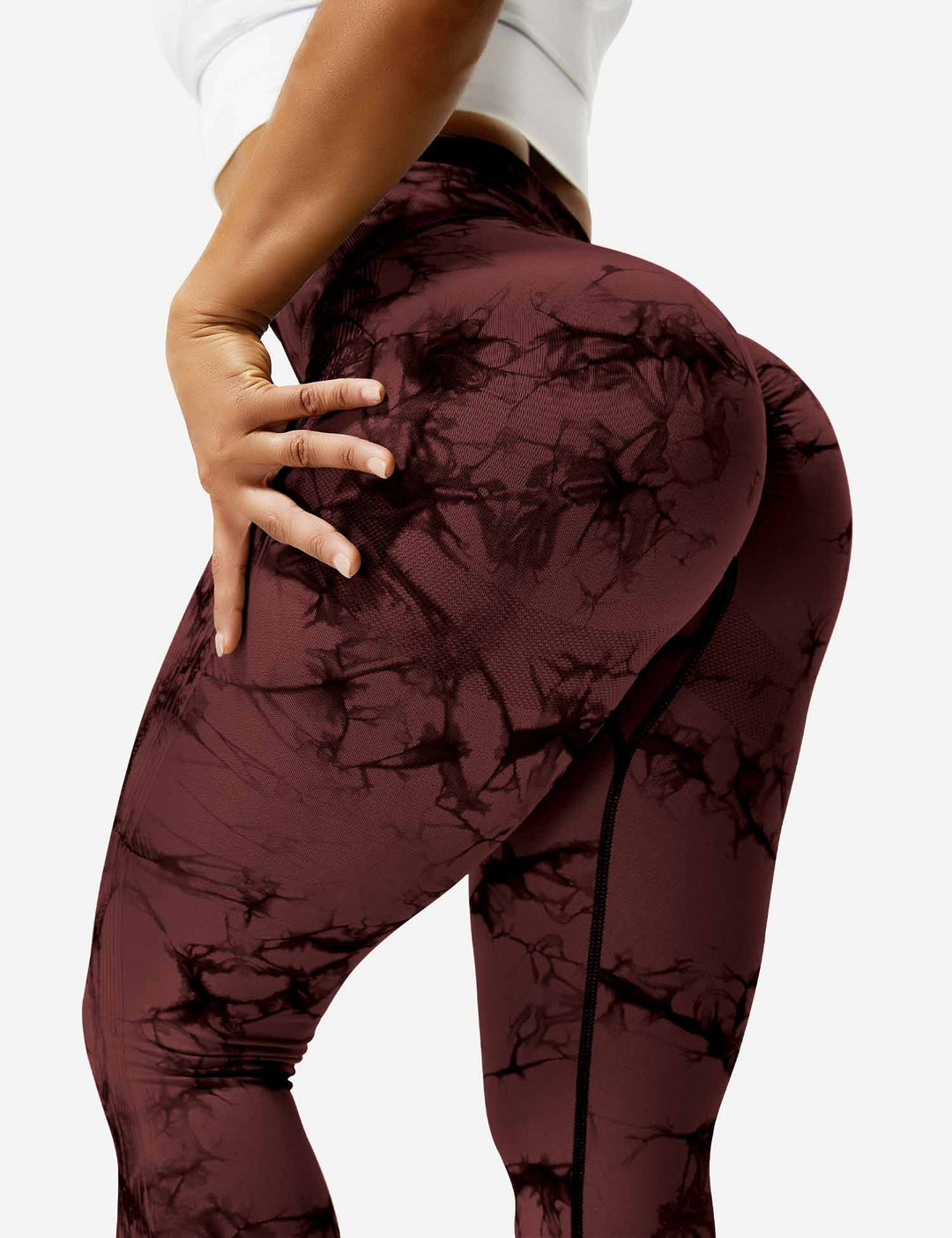 Women's tie dye workout leggings for effective fitness.