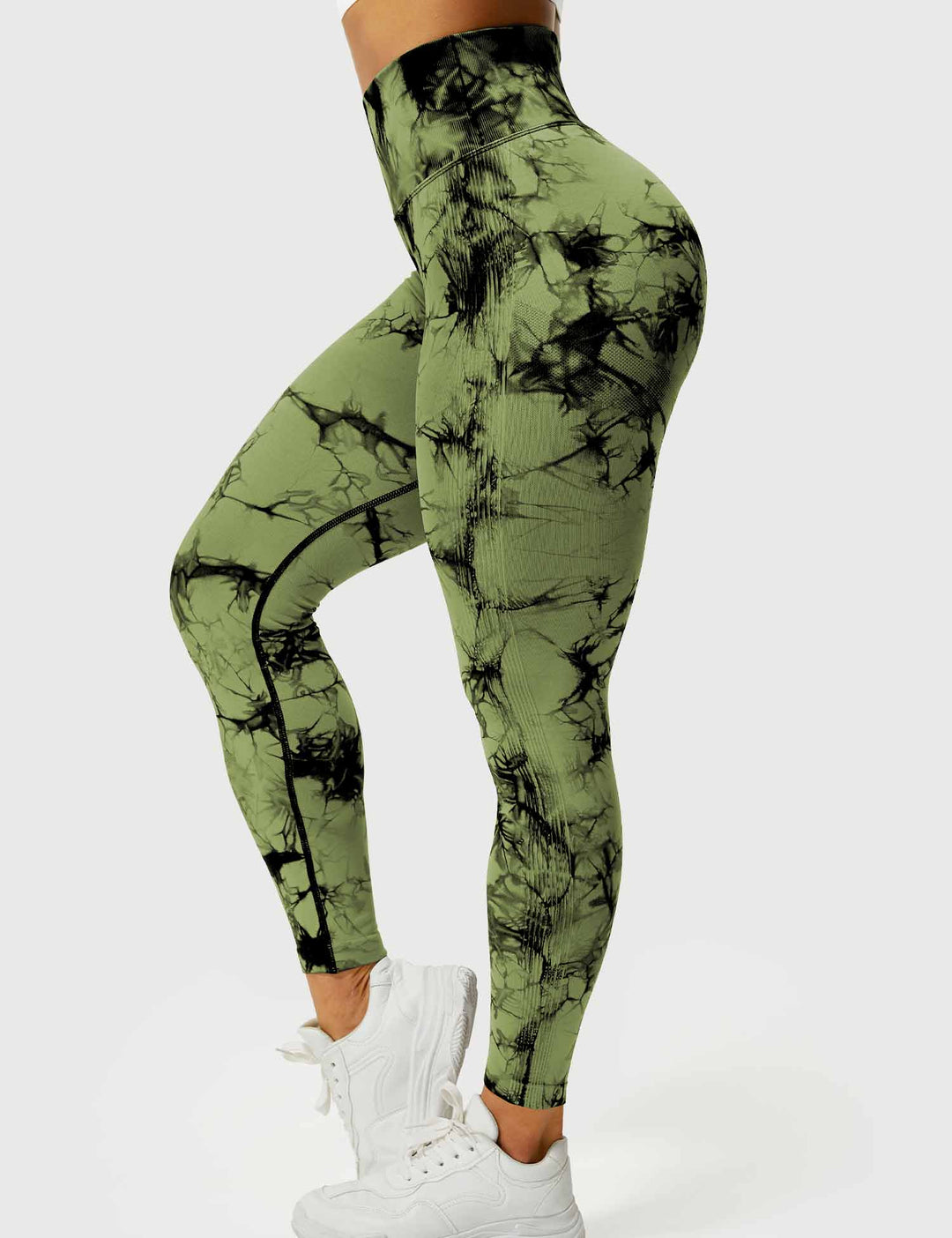 Performance-ready tie dye leggings for women's athletic pursuits.