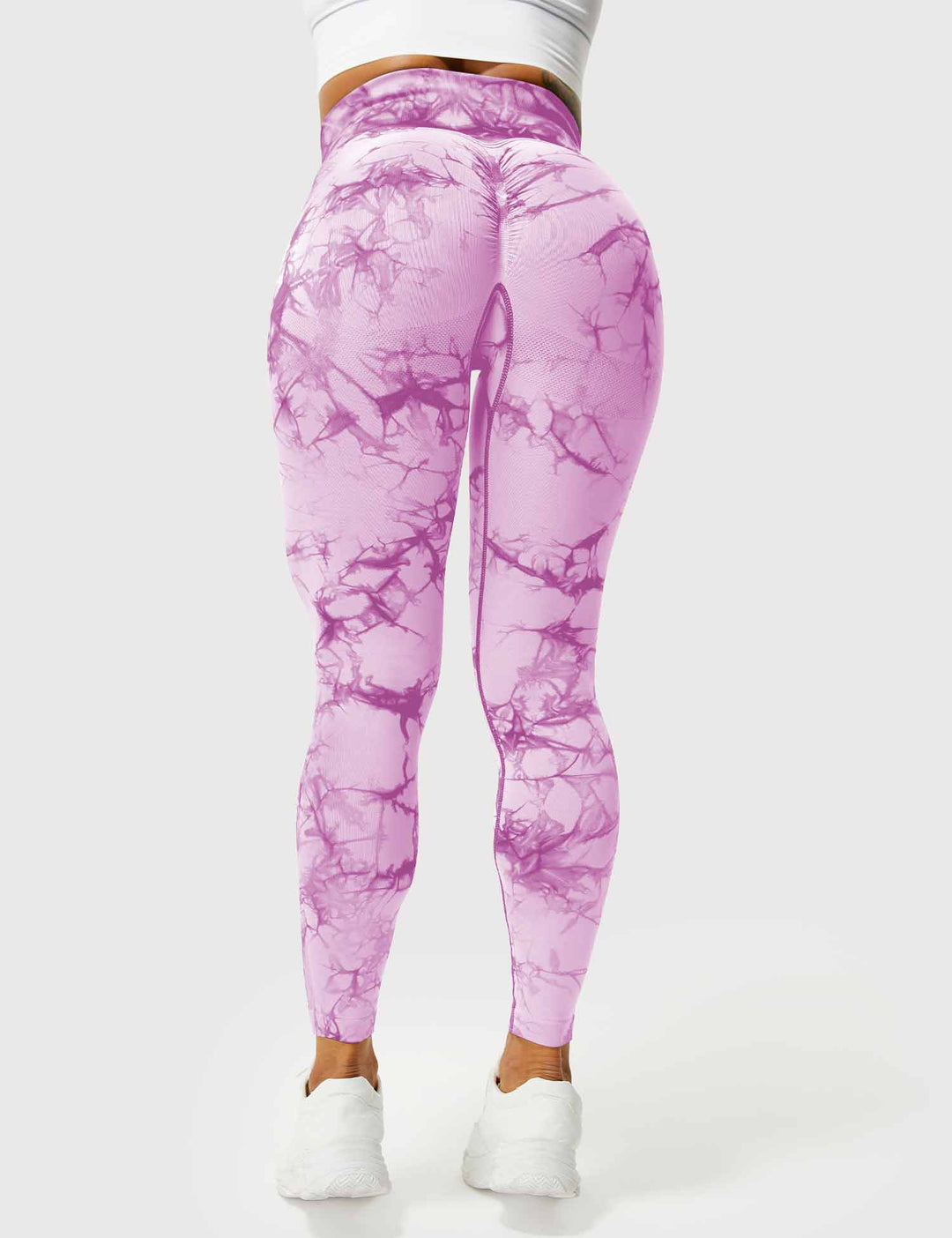 Comfortable high-waist tie dye leggings for women's ultimate flexibility.