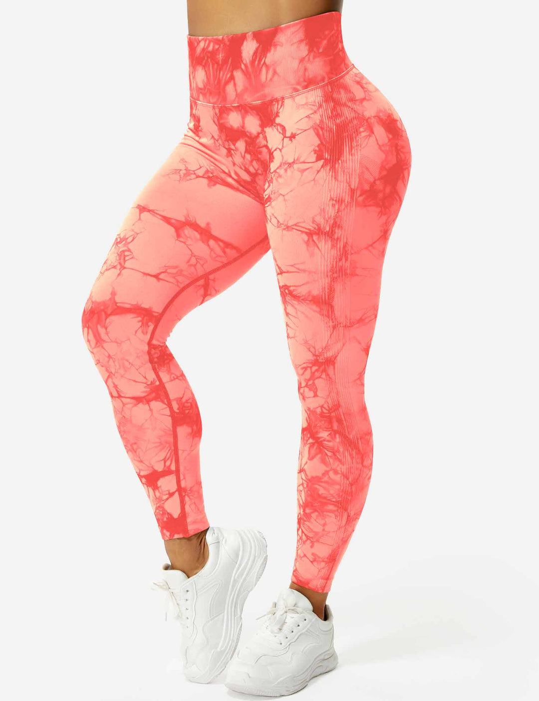 Women's comfortable tie dye leggings, ideal for lounging or active.