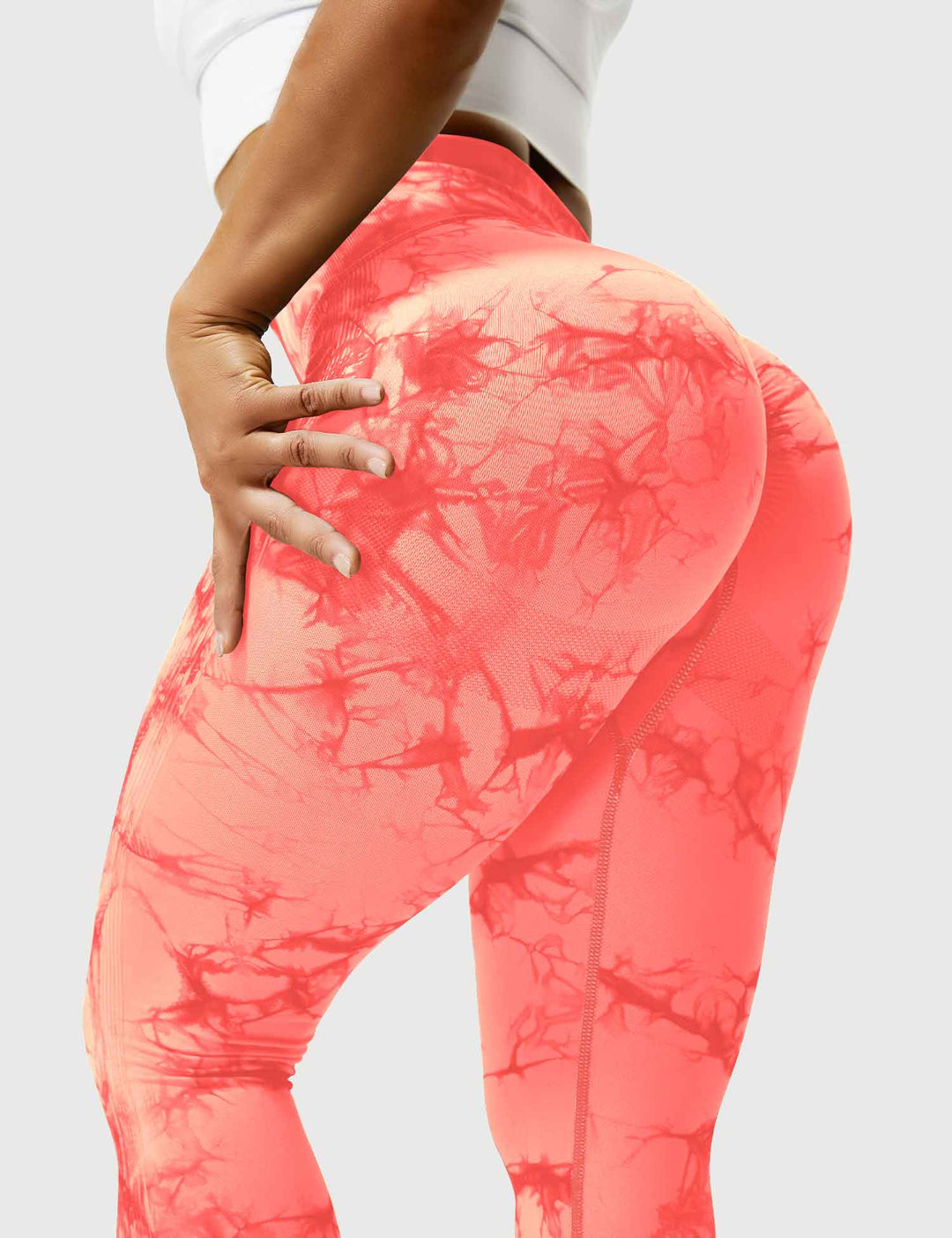 Soft-touch tie dye leggings for women, ensuring all-day comfort.