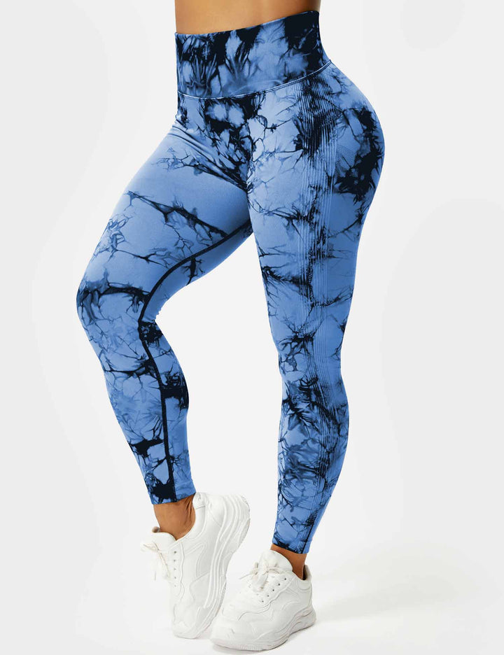 Premium comfort tie dye leggings for women's daily activities.