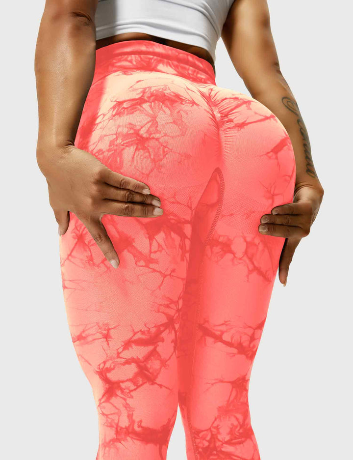 Women's tie dye leggings, providing comfort for every movement.