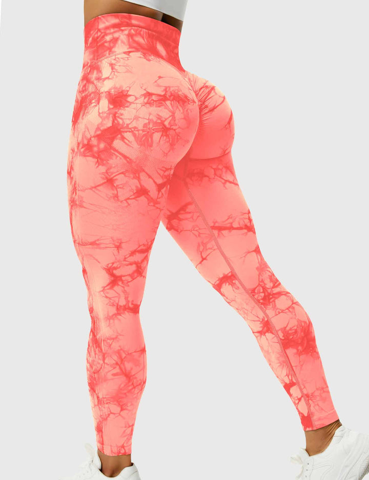 Colorful tie dye leggings for women, a comfortable fashion staple.