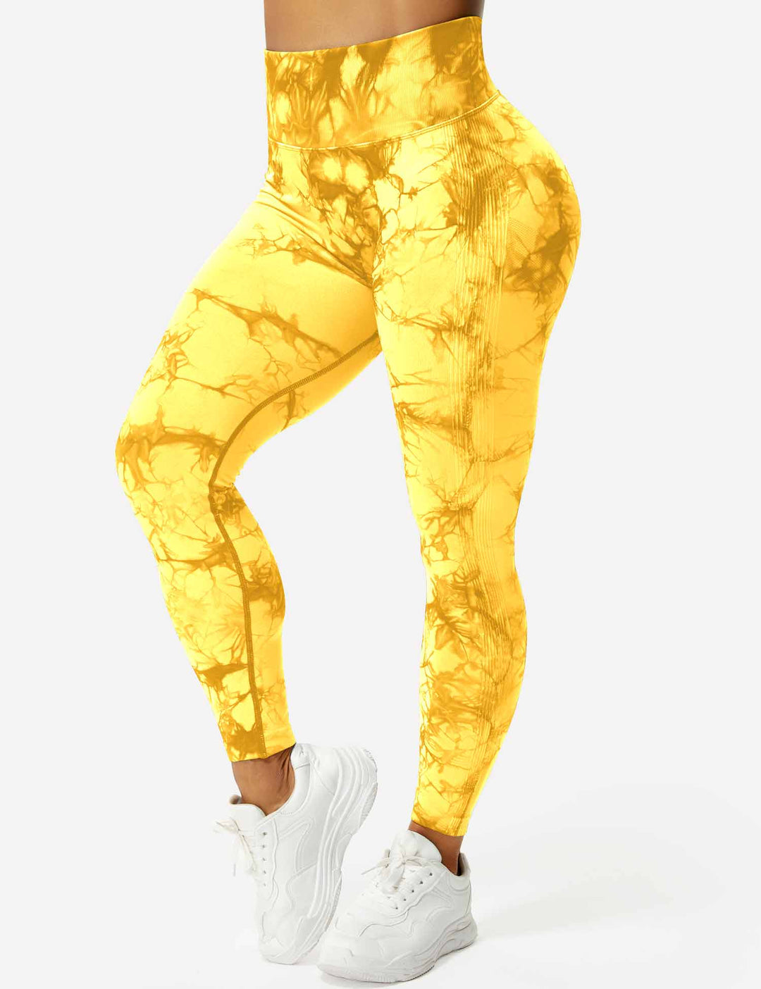Women's tie dye leggings, perfect for a vibrant workout wardrobe.