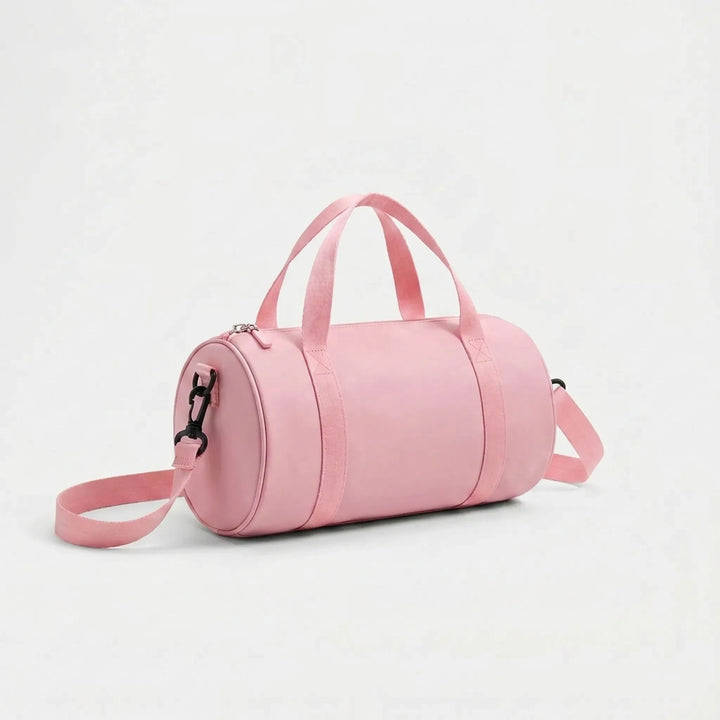 Lightweight & compact women's mini duffel bag for gym, fitness classes, or quick travel trips.