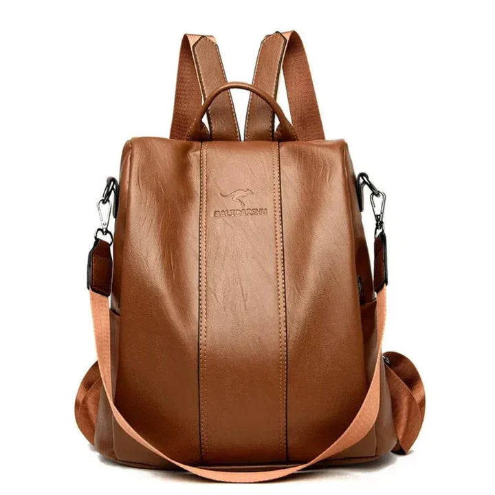 Stylish women's convertible backpack quickly transforms to a shoulder bag. Ideal for travel & daily use.