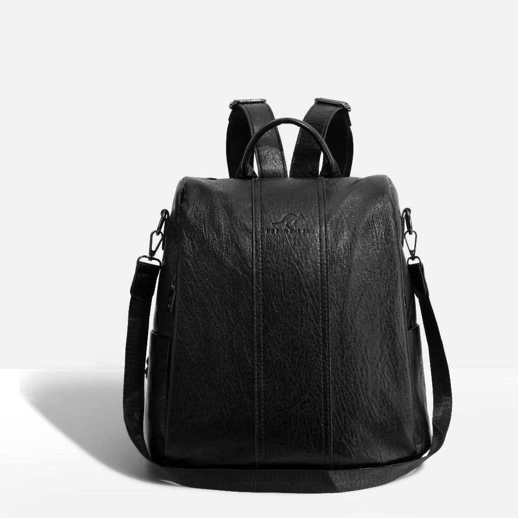 Women's convertible anti-theft backpack, stylish & secure with hidden pockets, perfect for travel & everyday.