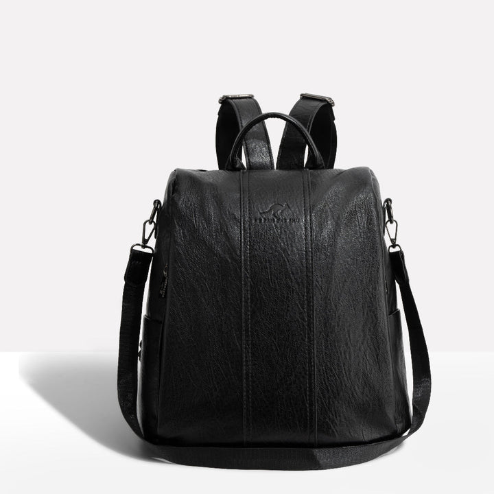 Women's convertible anti-theft backpack, stylish & secure with hidden pockets, perfect for travel & everyday.
