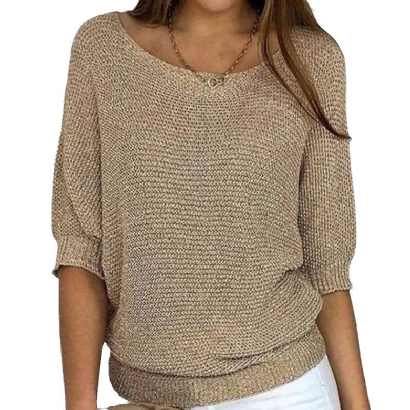 Women's cozy comfort pullover sweater, perfect for soft winter wear.