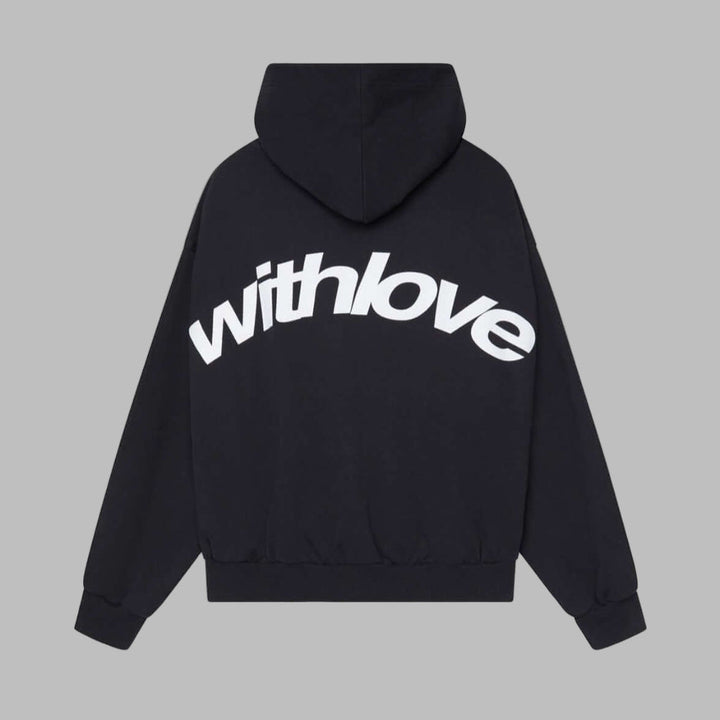 Stylish women's graphic hoodie for layering. Comfortable and cozy, ideal for casual fashion & everyday wear.