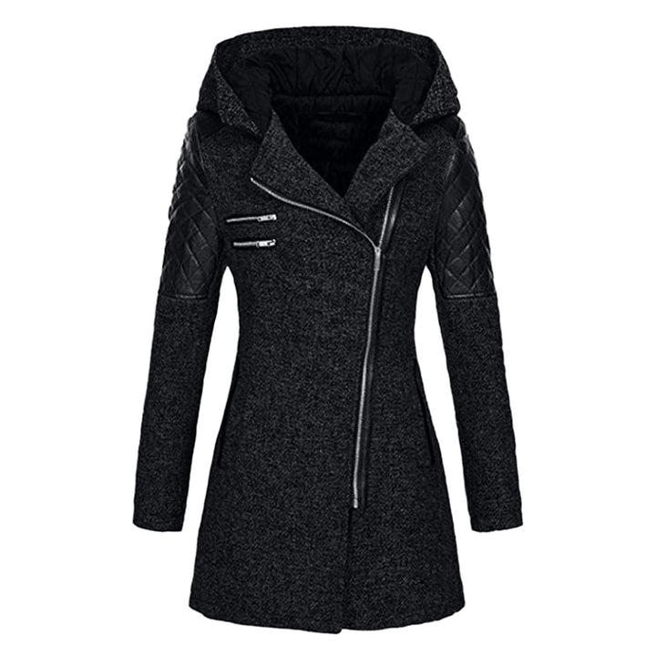 Women's cozy quilted winter coat, perfect for ultimate warmth & stylish cold weather outerwear.