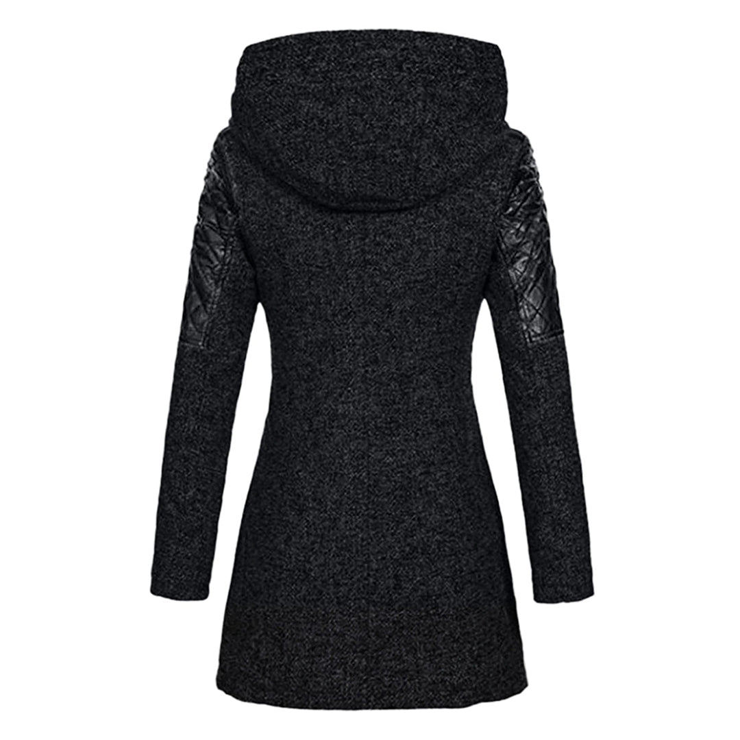 Cozy women's winter coat featuring quilted design for superior warmth & everyday cold weather wear.