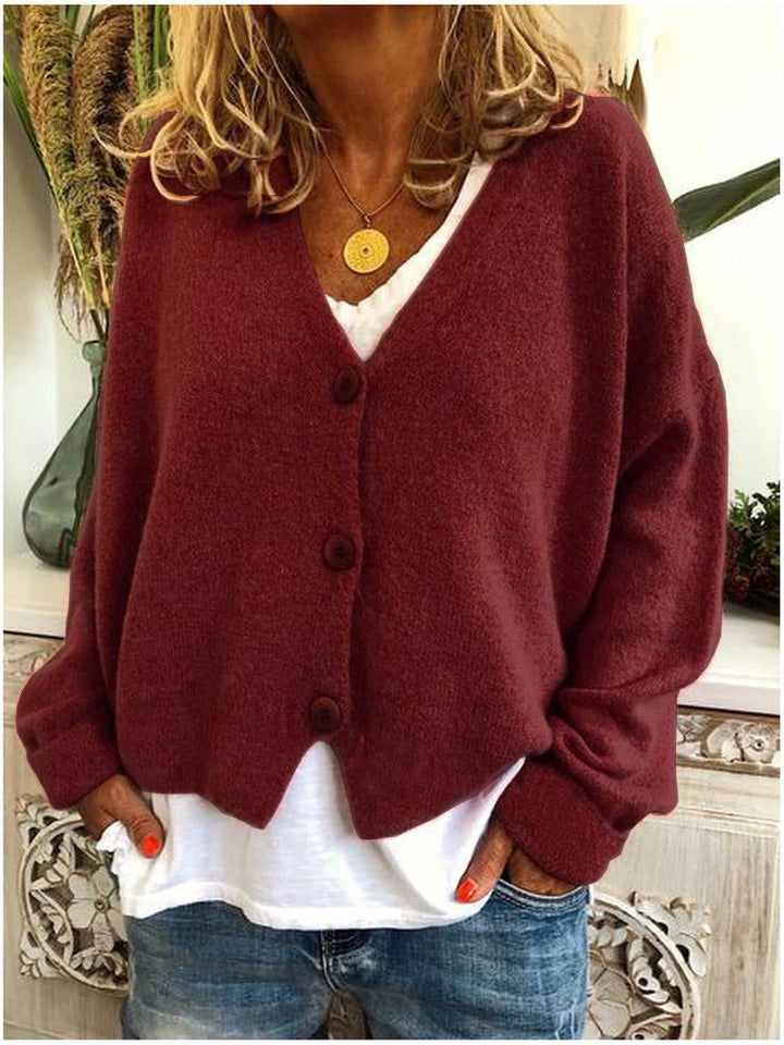 Chic open front women's cardigan, made from a soft knit for cozy layering & autumn warmth.