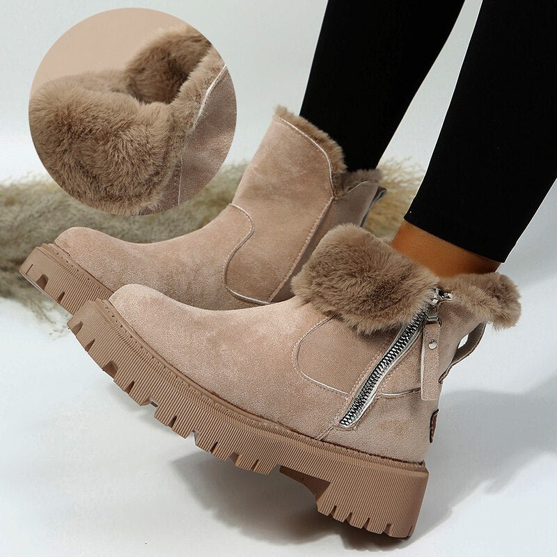 Ultimate comfort women's winter boots, perfect cozy footwear for cold weather, snow, and casual outings.