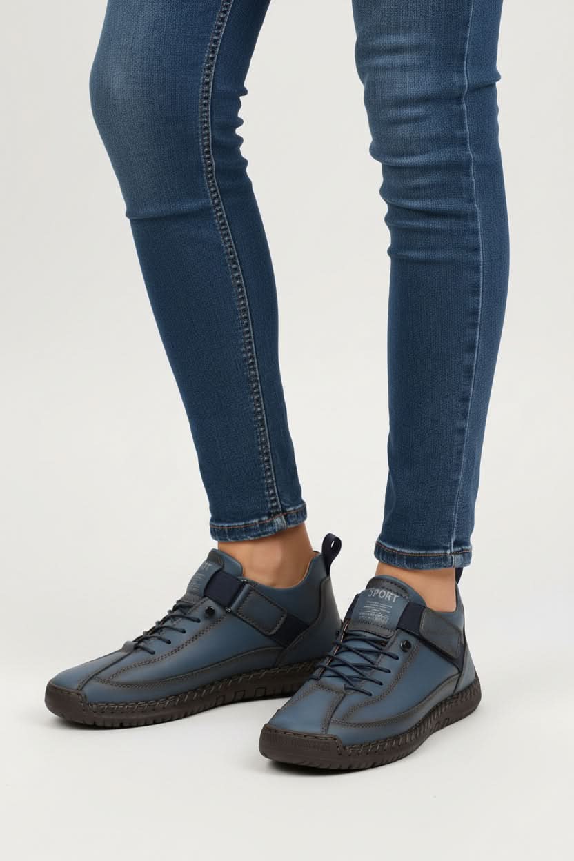 Wide fit women's walking shoes with superior cushioning; perfect for daily wear.