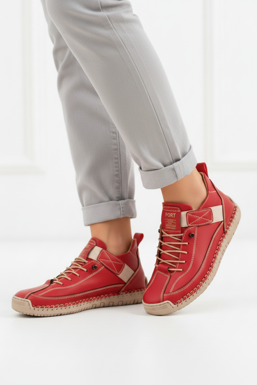 Athletic women's walking shoes, cushioned for everyday comfort & travel.