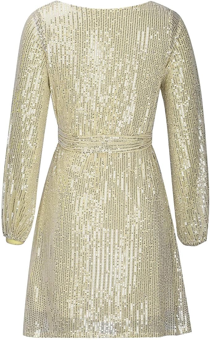 Get ready to shine in this women's sequin mini dress, perfect for your next party or event.