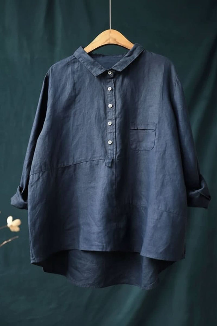 Chic women's pullover blouse, versatile & stylish for casual or dressy looks. Effortless everyday fashion.