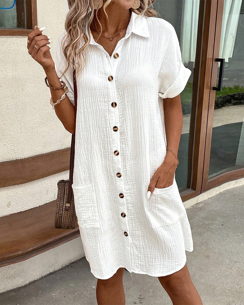 Effortless women's summer dress, relaxed fit & comfortable. A versatile flowy sleeveless casual sundress.
