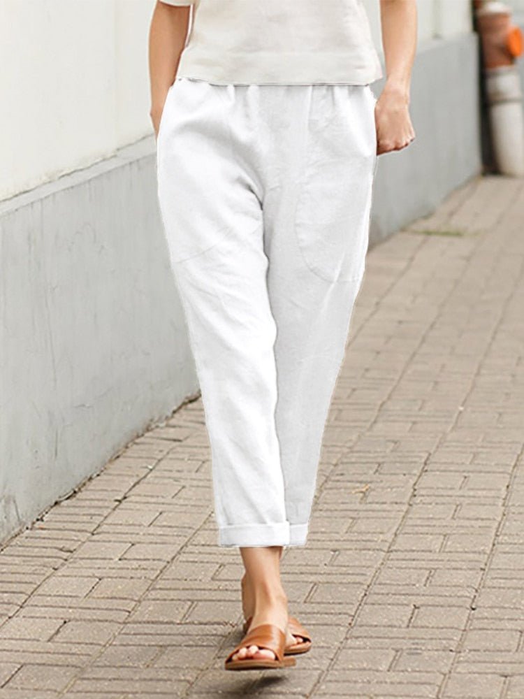 Effortlessly chic relaxed fit women's pants, perfect for versatile casual wear.