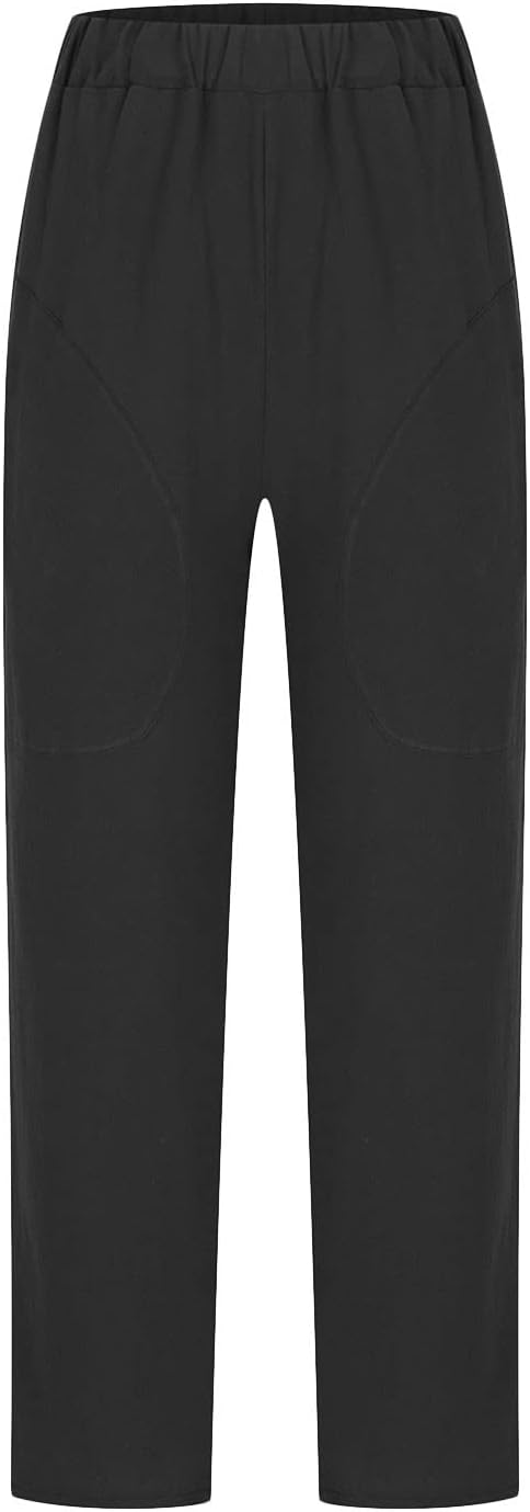 Relaxed fit women's pants in multiple colors, a fashionable staple for any occasion.