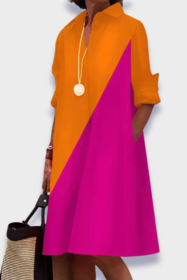 Stylish women's elegant floral midi dress, a versatile printed dress suitable for summer, spring, and party events.