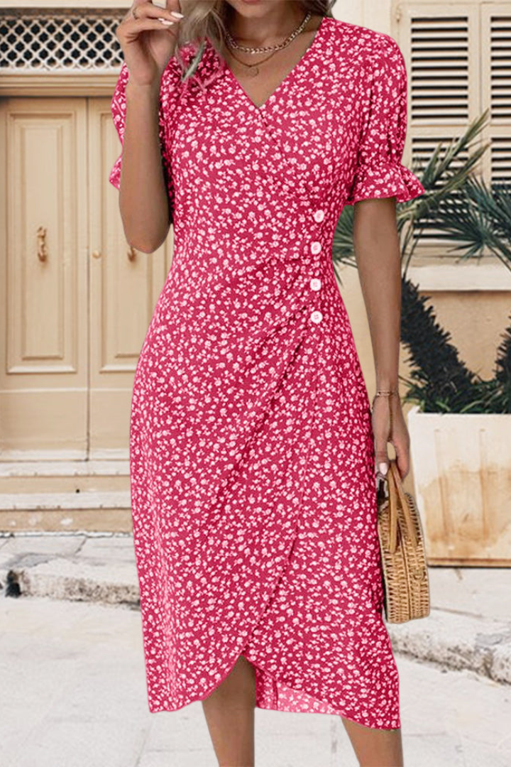 Versatile elegant midi dress for women. Flowing design offers comfort & chic style for any occasion.