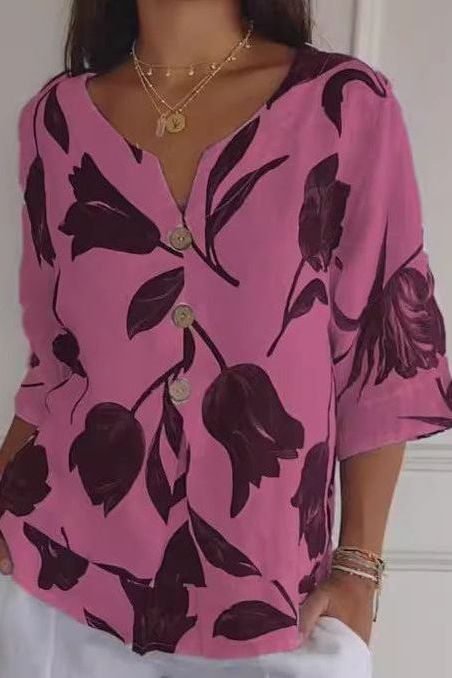 Comfortable women's long sleeve blouse, versatile for elegant office attire or stylish everyday casual wear.