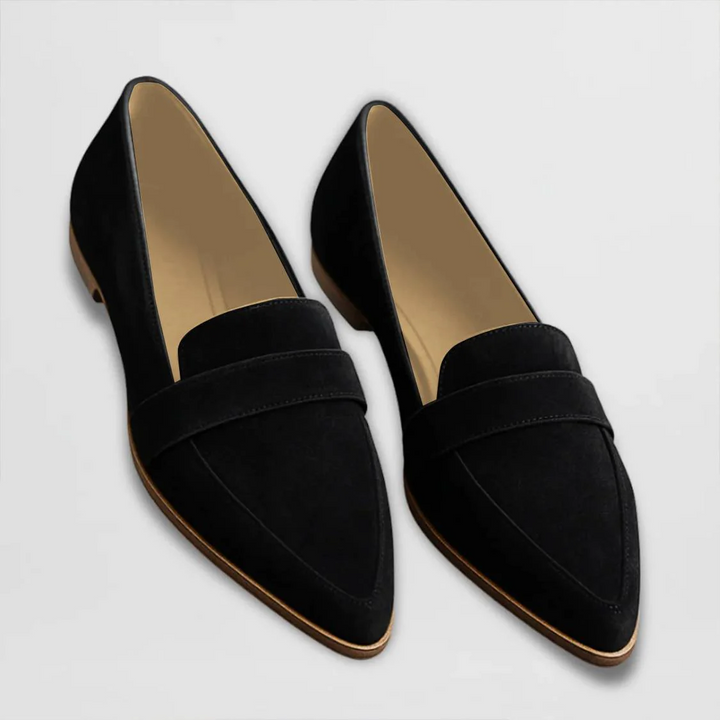 Versatile women's pointed-toe slip-on loafers, stylish and comfortable for work, casual, or office.