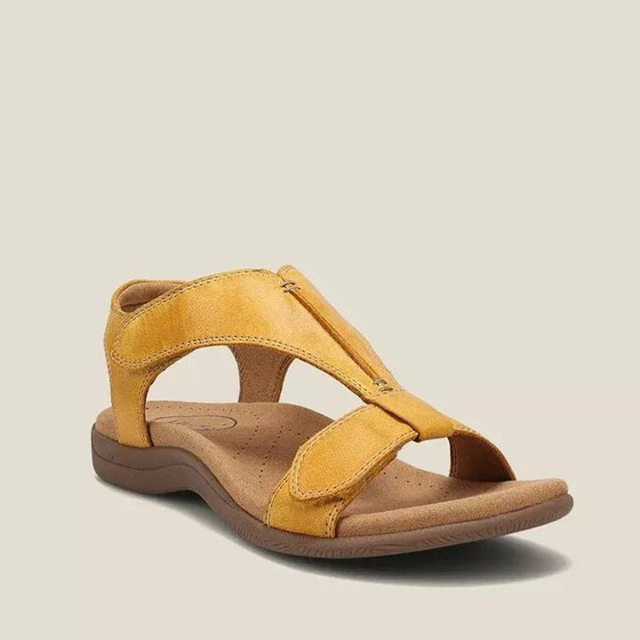Cushioned & supportive women's orthopedic sandals, perfect casual summer footwear with arch support.