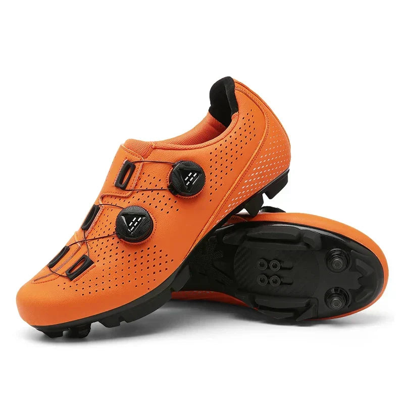 Secure fit women's clipless cycling shoes ensure efficient power transfer & optimal cycling performance.