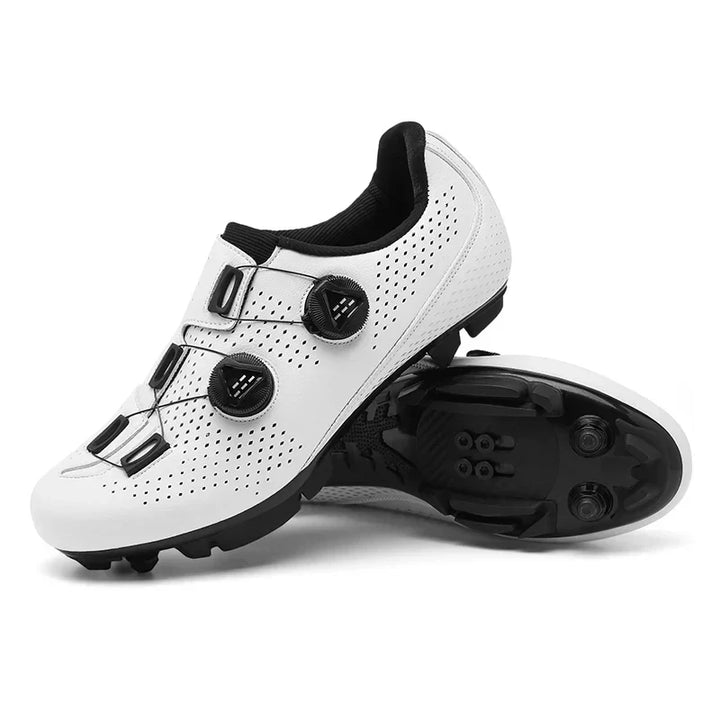 Elite women's cycling shoes, engineered for superior performance on road and trail with ultimate comfort.