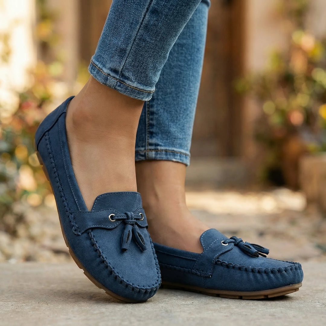 Everyday wear women's loafers, extra wide, memory foam cushioned, stylish and comfy.