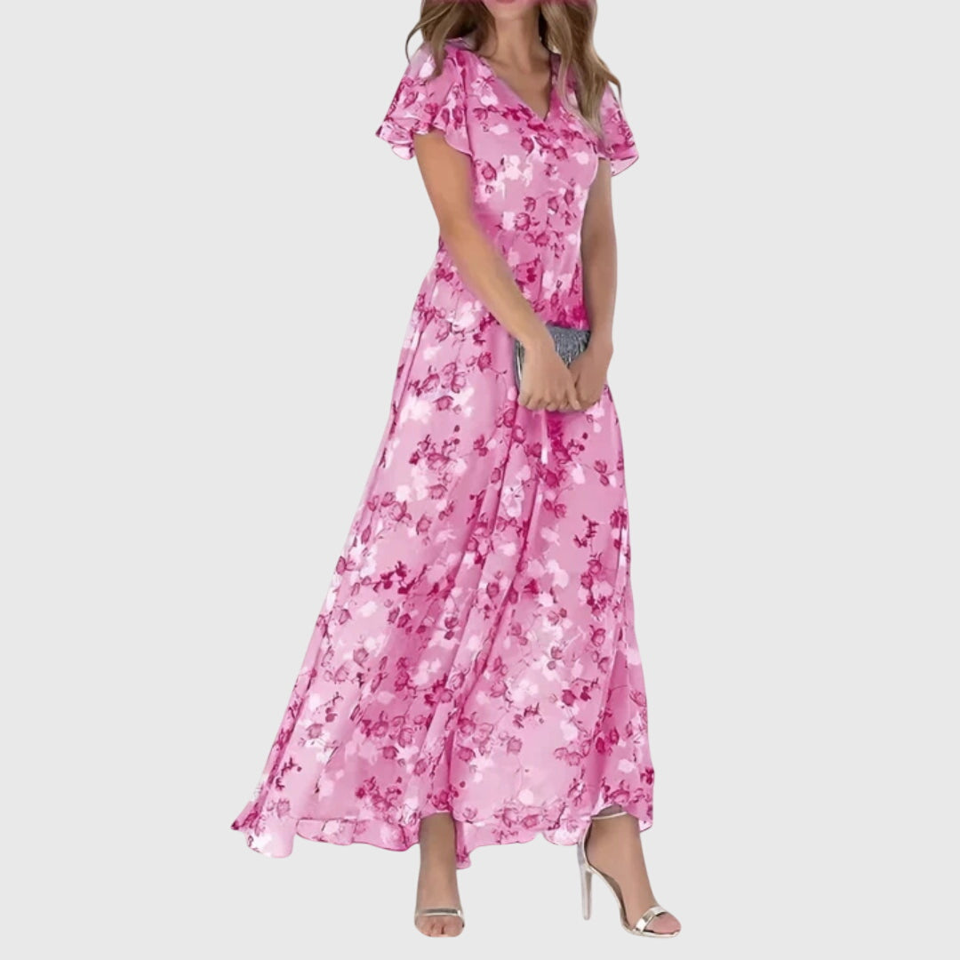 Elegant women's tailored dress, figure-flattering cut with a sophisticated design. Perfect for modern women's fashion.