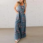 Denim with flowers