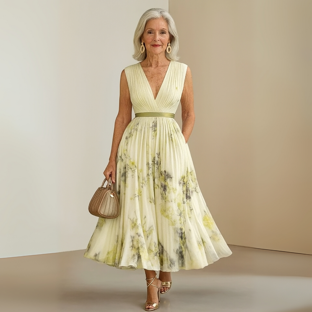 Dreamy women's summer maxi dress, flowy & sleeveless, designed for comfort and effortless elegance.