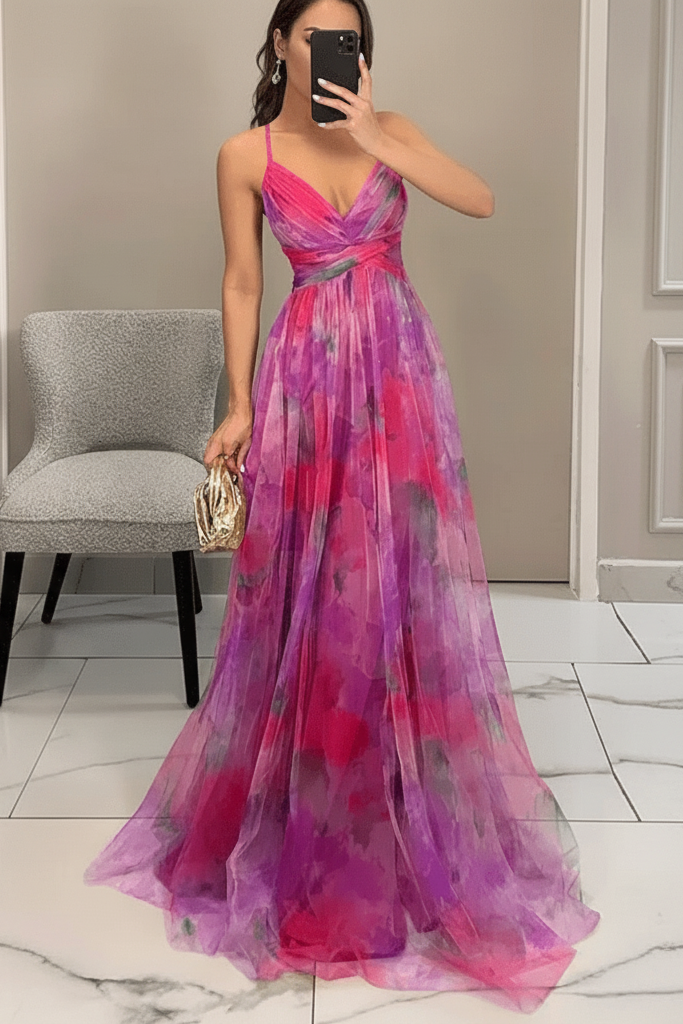 Versatile women's flowing sleeveless maxi dress, perfect for casual daywear or elegant evening events.