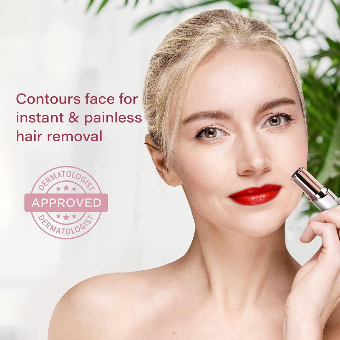 Skincare beauty tool: women's facial hair trimmer for a smooth, refined complexion and enhanced skincare.
