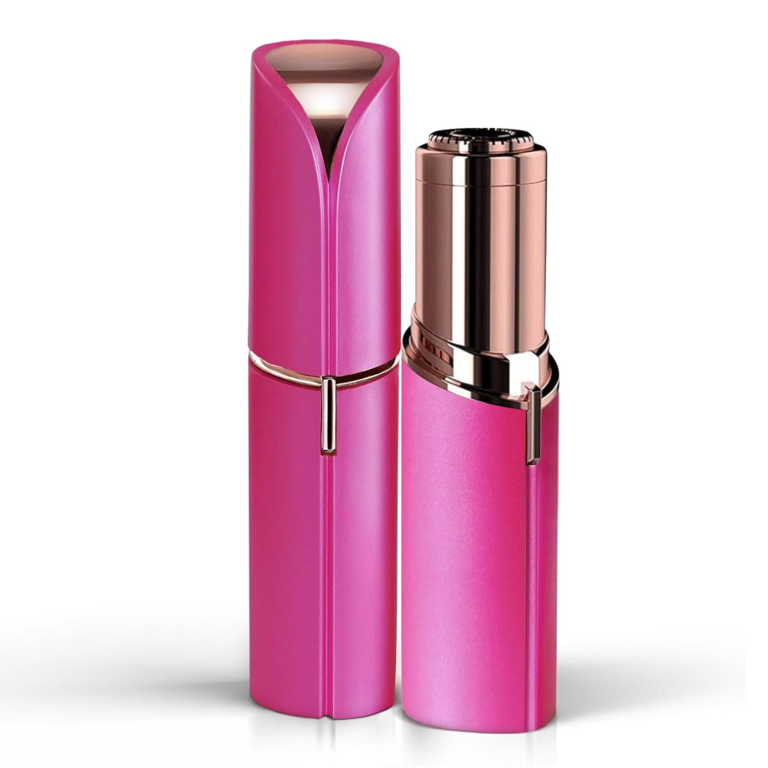 Skincare-friendly electric shaver for women, ideal for pain-free facial hair removal & delicate areas.