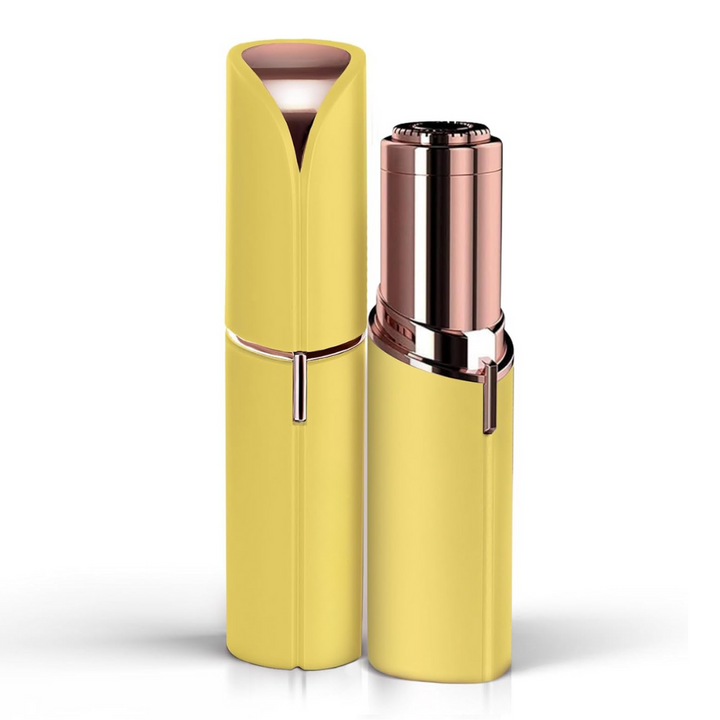 Precision facial hair trimmer for women, perfect for peach fuzz removal, eyebrows, & smooth skin.
