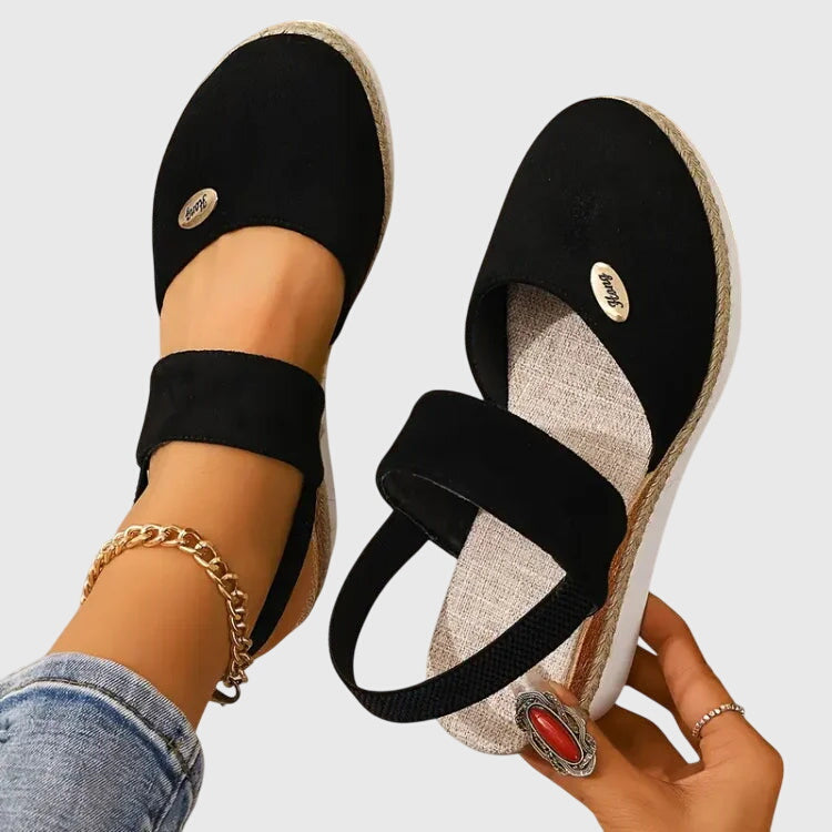 Elegant Harriet women's summer sandals, orthopedic, cushioned for comfortable walking & support.