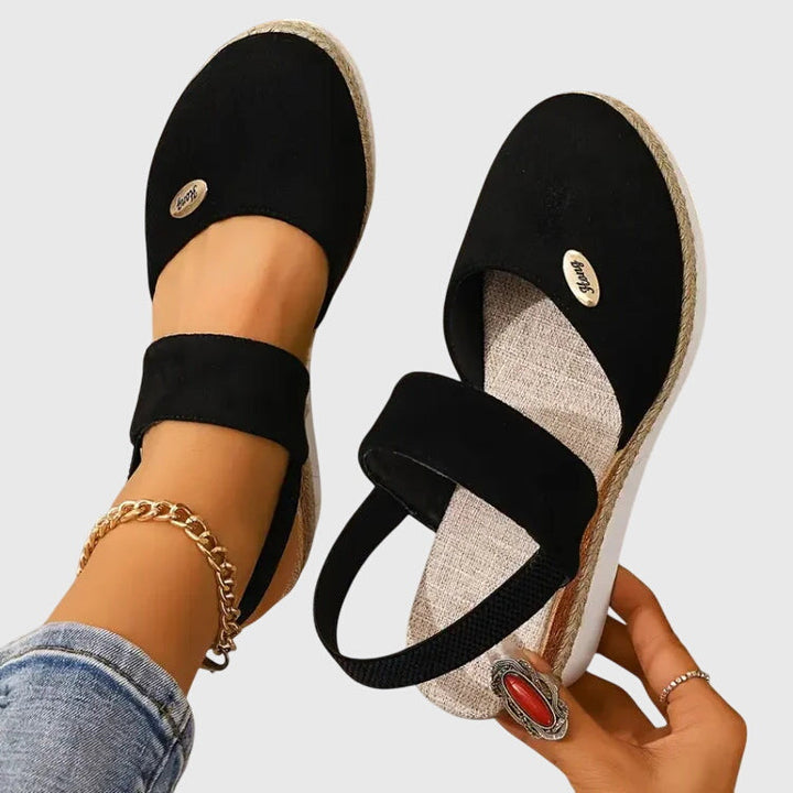 Elegant Harriet women's summer sandals, orthopedic, cushioned for comfortable walking & support.