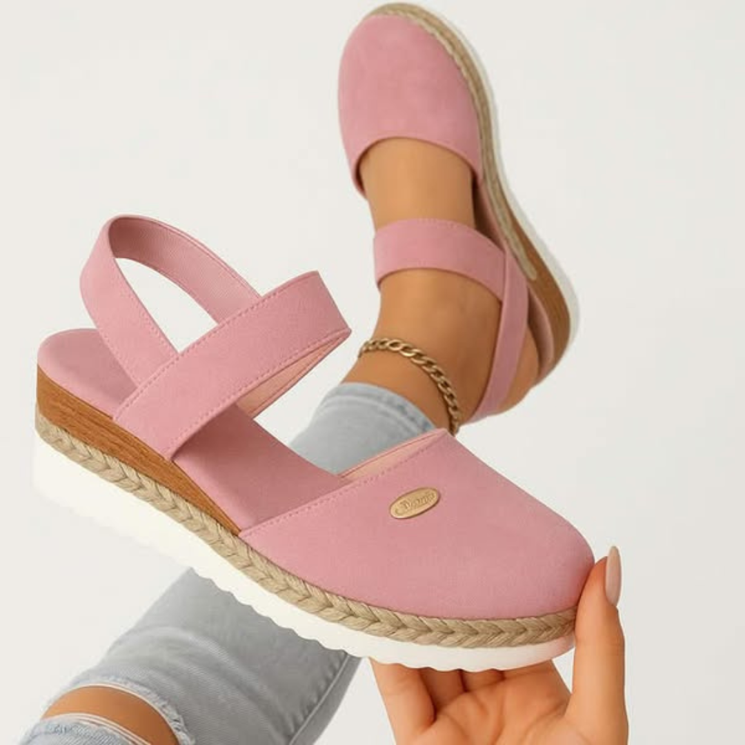 Cushioned Harriet orthopedic sandals for women, pain relief & all-day walking comfort.