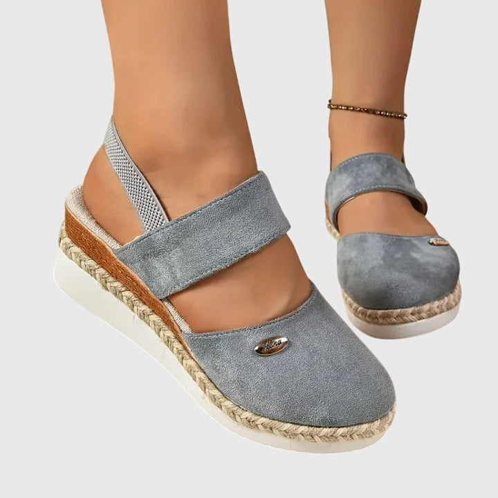 Stylish women's slip-on Harriet sandals with arch support, breathable for summer.